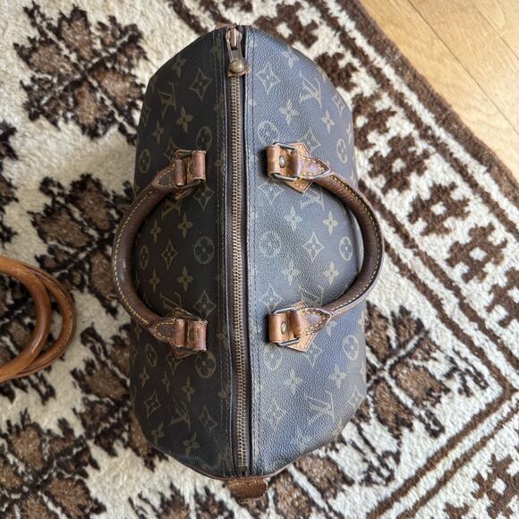 LOUIS VUITTON AS-IS Monogram Lot Set Speedy 30 & Keepall 45 Projects bags duffel - Picture 8 of 10